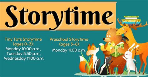 Preschool StoryTime, 301 N Sandusky Ave, Upper Sandusky, OH, United ...