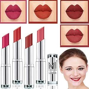 Buy MI FASHION Lipstick Combo Soft & Creamy Matte Lipsticks (Pack Of 4 ...