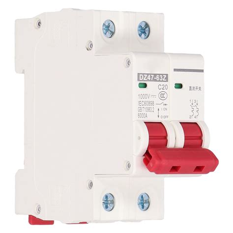 Buy DC Circuit Isolator, DIN Rail 2P DZ47-63Z Mini Circuit Breaker Low ...