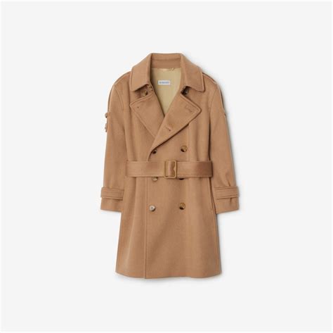 Cashmere official Trench Coat in Camel