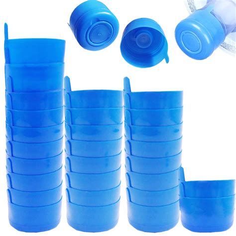 Buy 30 Pack Non Spill Caps,Reusable 55mm 3 and 5 Gallon Water Bottle ...