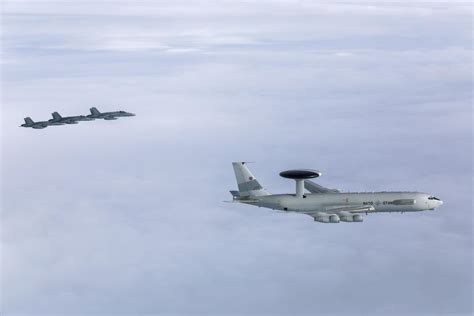 Allied Air Command | NATO AWACS conducts first mission in Finnish airspace