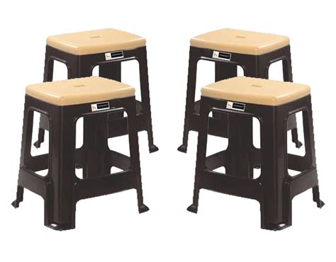 Nilkamal Plastic Stool STL23 Duo Color – HOMEGENIC
