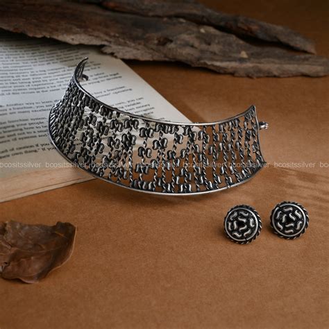 Oxidized Navaratri Maharani Choker - 9070