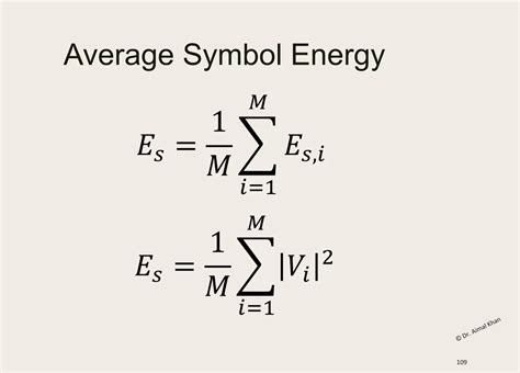 Average Symbol Energy vs Average Energy per Bit in Digital ...