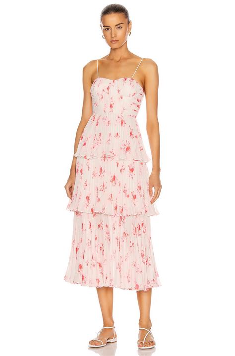 self-portrait Chiffon Dress in Multi | FWRD