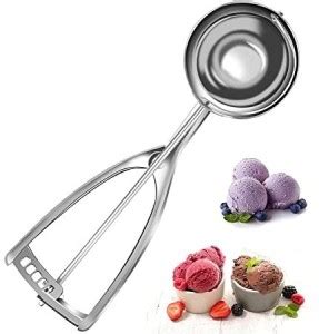 Axilina Stainless Steel Ice Cream Scoop Multi Use Food Spoon Melon ...