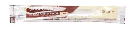Buy Dispovan Syringes 1ml Tuberculin (Glass) Online at Low Prices in ...