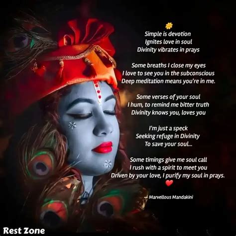 🌼 Simple is devotion Ig... | Quotes & Writings by Mandakini | YourQuote