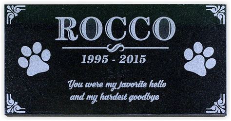 POEM Studio Personalized Paw Print Garden Plaque for Pet India | Ubuy