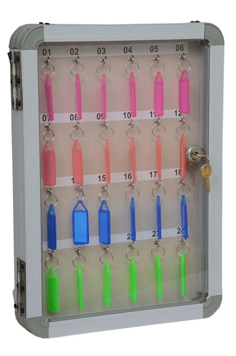 LEPOSE Heavy Duty Customizable Key Holder With 48 Key Chains and 24 ...