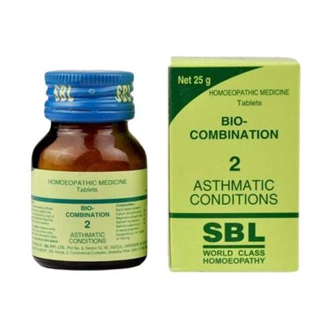 Buy SBL Biocombination BC2 Tablets for Asthma & Allergic Cough – Homeomart