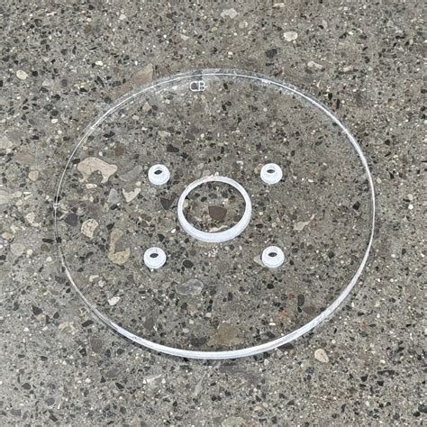 Bauer (19121E-B/23121E-B) Palm/Trim Router Base Plate - 6" Round ...