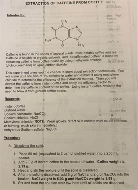 Image result for Clean Caffeine Extraction