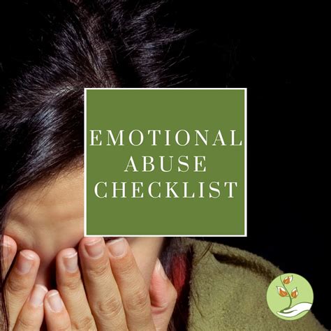 Emotional Abuse Checklist – Hagar's Sisters