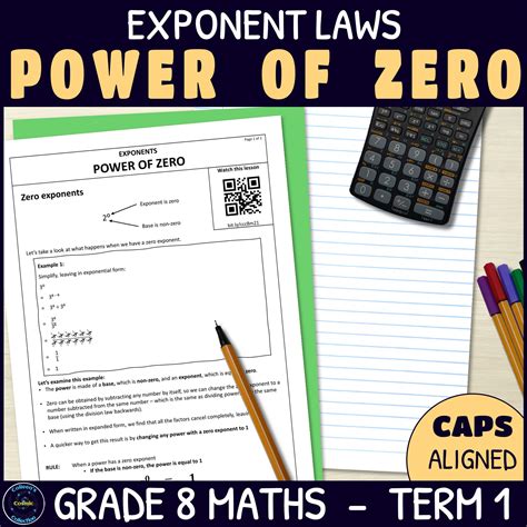 Multiplying Powers with Like Bases Lesson Worksheets - Grade 8 Maths ...