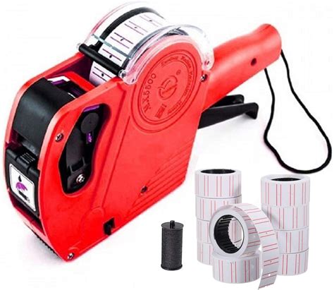 Labeller Printer Mrp Rate Gun 8 Digits With 1 Ink | Desertcart INDIA