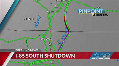 Crash shuts down I-85 South near Kannapolis: NCDOT – Queen City News