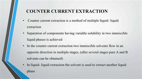 Countercurrent Extraction Method 的图像结果