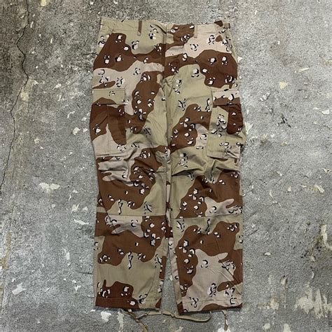 Dead Stock!!83s US ARMY BDU chocolate chip camouflage cargo pants ...