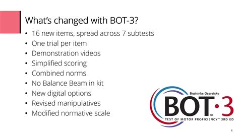 Comparing and contrasting the BOT-3 and Movement ABC-3 assessments ...