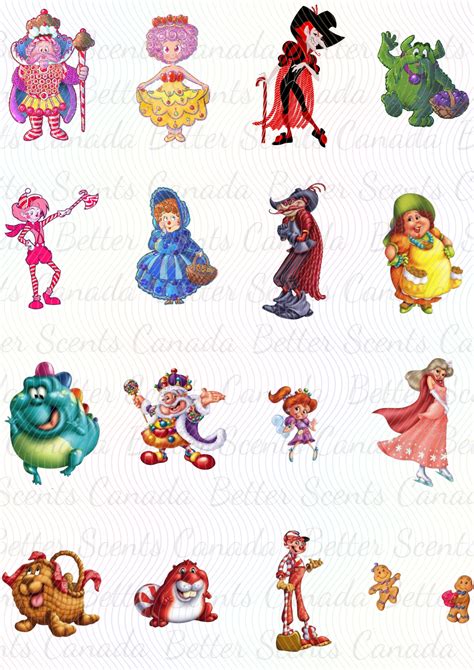 Original Candyland Characters