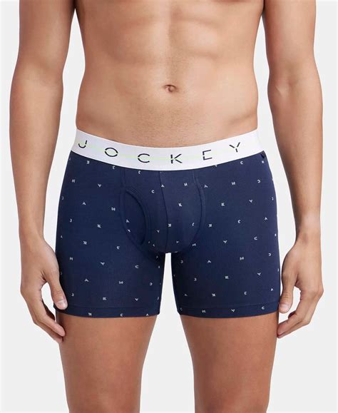 Buy Super Combed Cotton Elastane Printed Boxer Brief with Ultrasoft ...