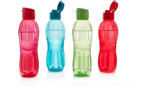 Harsh Pet 46 MM Fun Fliptop Cap Water Bottles Set Of 6 Pcs(Blue, 1000 ...