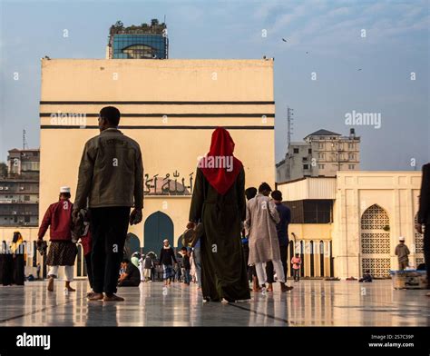 Baitul Mukarram Mosque, the National Mosque of Bangladesh Stock Photo ...