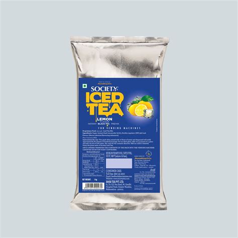 Buy Iced Tea Lemon Premix – Refreshing Lemon Iced Tea Online | Society ...