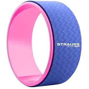 Buy Strauss Yoga Wheel | Ideal for Stretching, Backbends, Exercise ...
