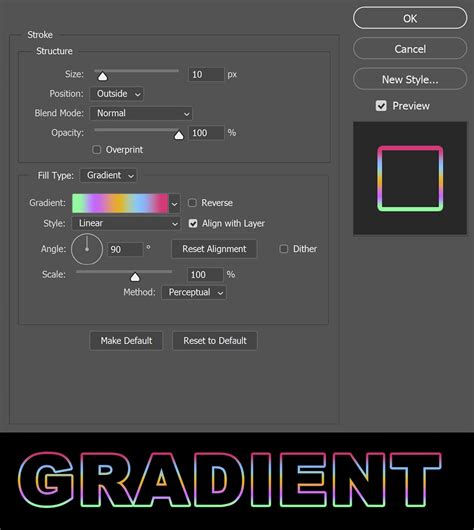 Transparent Gradient with Text Example 的图像结果