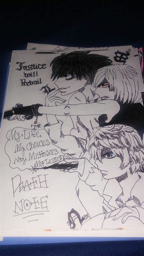 Image result for Death Note Intro Painting