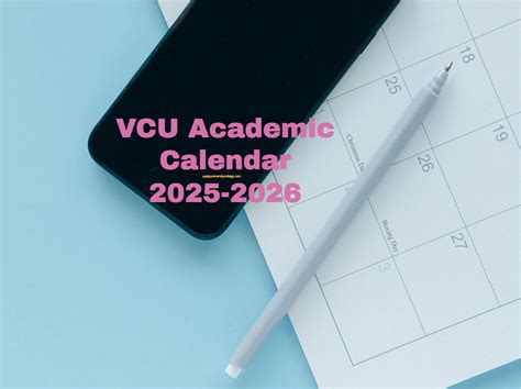 Vcu Calendar Fall 2026 - Free Printable Calendar
