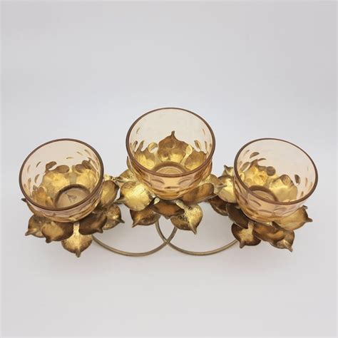 Buy Corsica Glass Lotus Candle Holder from Corsica by Home Centre at ...