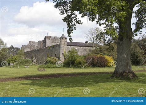 Cahir Castle Grounds, Cahir, Co Tipperary Stock Image - Image of zone ...