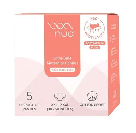 Nua Ultra-Safe Maternity Period Panty (5 Pieces) – YoBudde