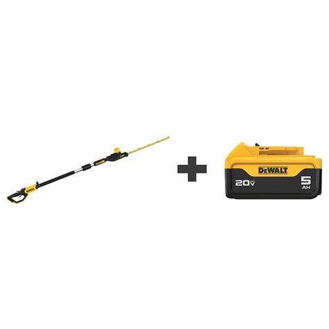 Dewalt Cordless Battery-Powered Hedge Trimmer Kit, Double-Sided 22 in L ...