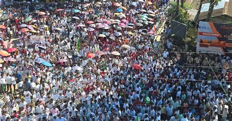 Massive Protest Rally in Dibrugarh over ST Status and Wage Hike