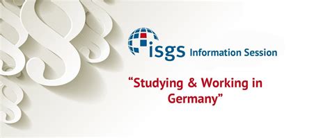 Info-Session: Studying & Working in Germany (for Orientation Course ...