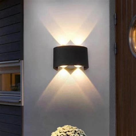 Jual Lampu Dinding Taman Outdoor 2 Arah 6 watt Minimalis Pilar Tembok ...