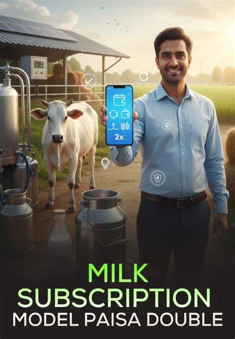 Milk Subscription Model Paisa Double | Dairy Farming