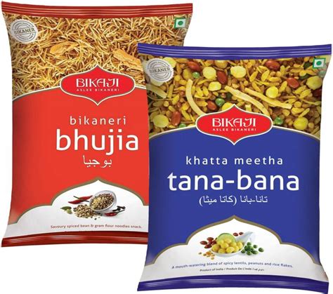 Bikaji Aslee Bikaneri Bikaneri Bhujiya 1000gm - Khattha Meetha Tana ...