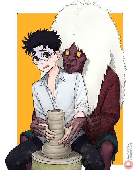 takakura ken and turbo granny (dandadan and 1 more) drawn by dismaiden ...