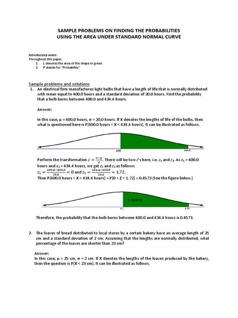 Normal Distribution Example Problem 的图像结果
