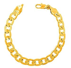 Saizen BR686 Designer Gold Tone Bracelet For Men, Boyfriend & Husband ...