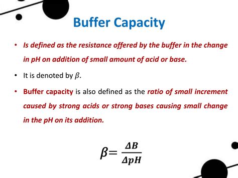 Buffer And Buffer Capacity