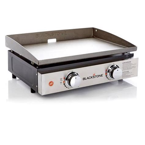 Blackstone, 2-Burner Tabletop Griddle, 22 inch, Stainless Steel Front ...