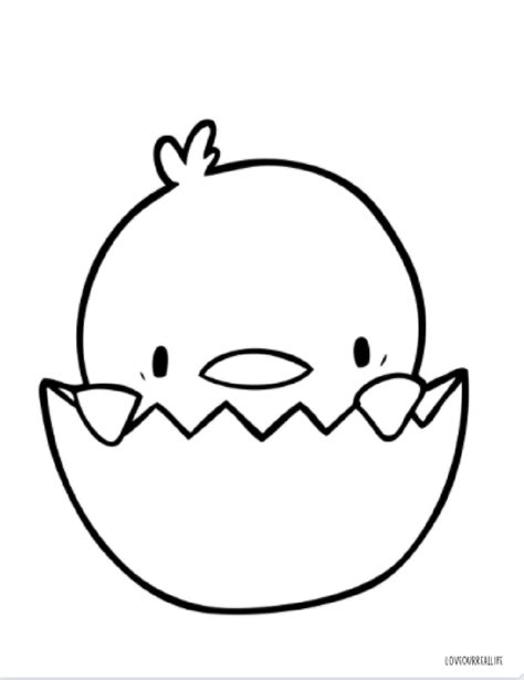 Chick Coloring Pages