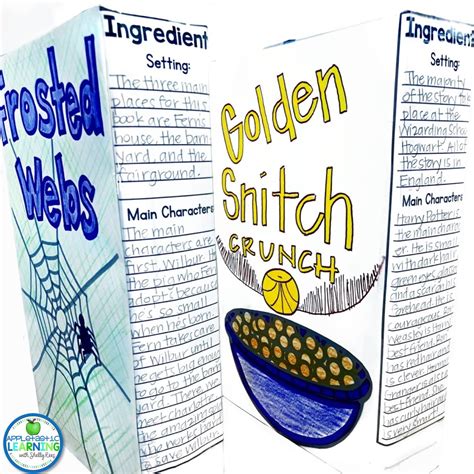 Cereal Box Book Reports - A Fun Alternative! - Appletastic Learning